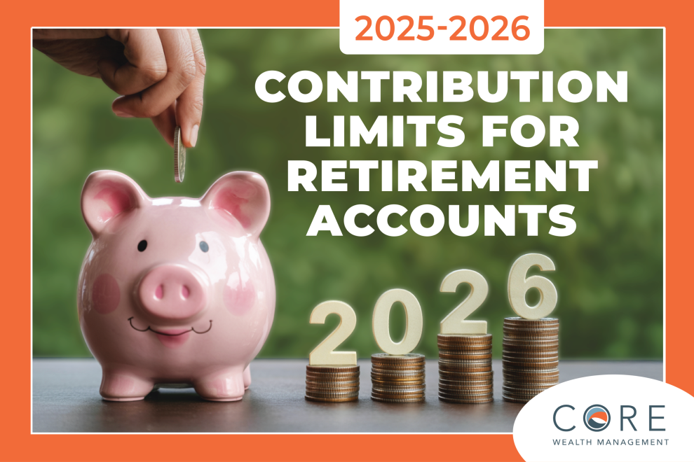 Contribution Limits for Retirement Accounts – Main Graphic 2025-2026 Contribution Limits for Retirement Accounts